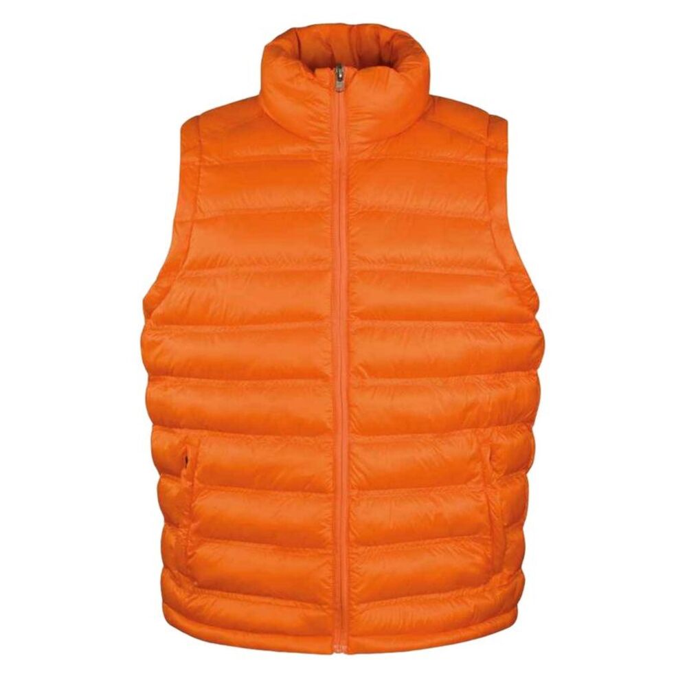 Result Urban Outdoor Mens Ice Bird Padded Gilet / Orange